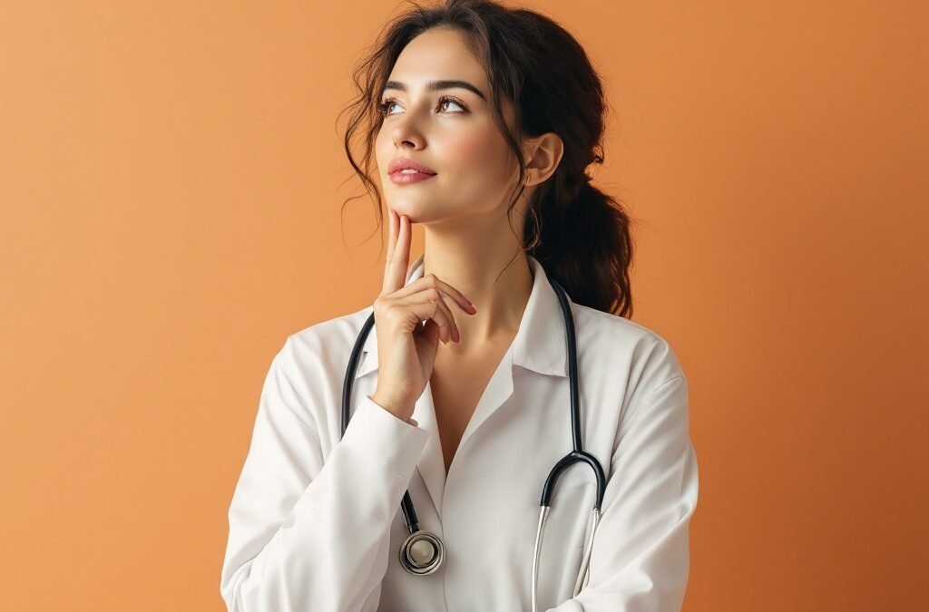 Healthcare professional practicing emotional boundaries
